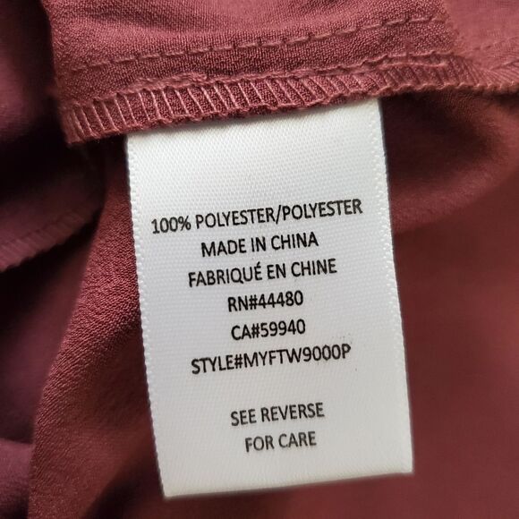 Love, Fire Satin Button-Down Blouse sz 2x - Picture 10 of 11